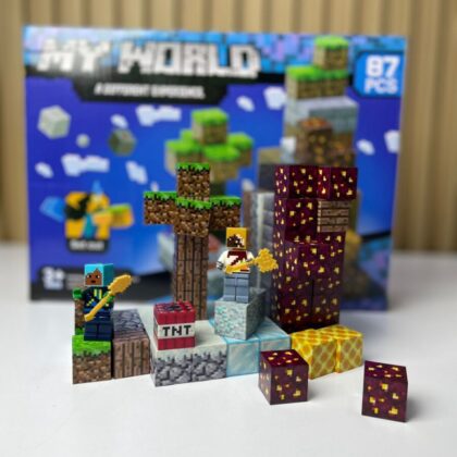 Juego Cubos Minecraft X87 Piezas