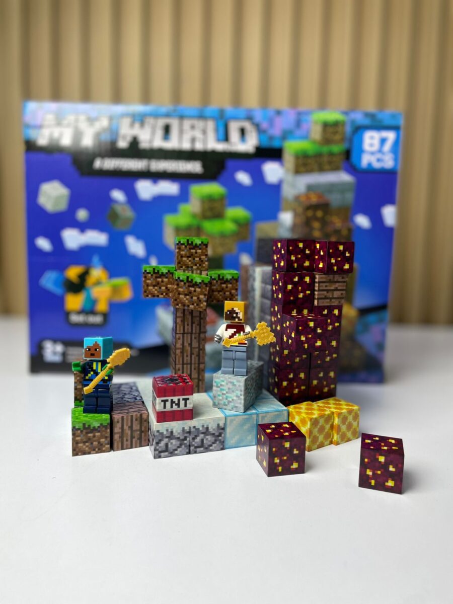 Juego Cubos Minecraft X87 Piezas