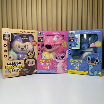 Stitch Peluche 3 en 1