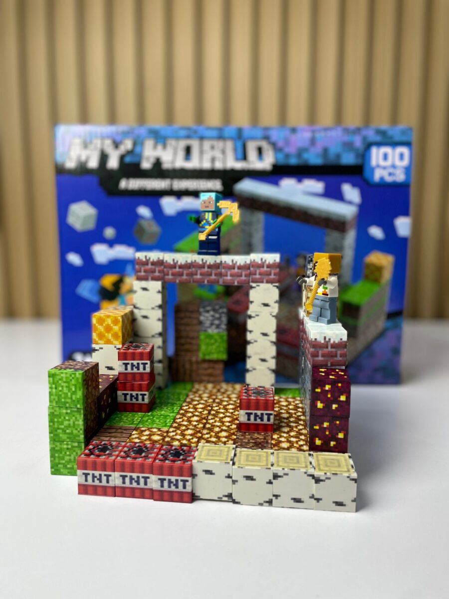 Juego Cubos Minecraft X100 Piezas