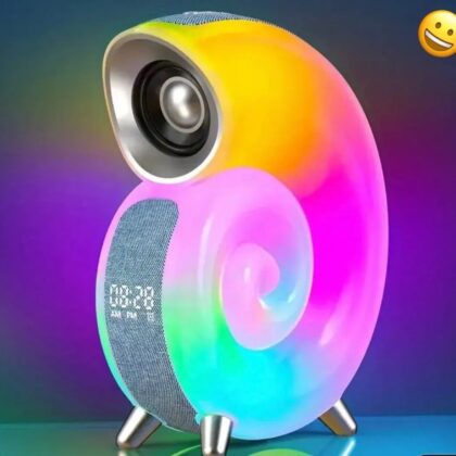 Parlante Luz Led Caracol