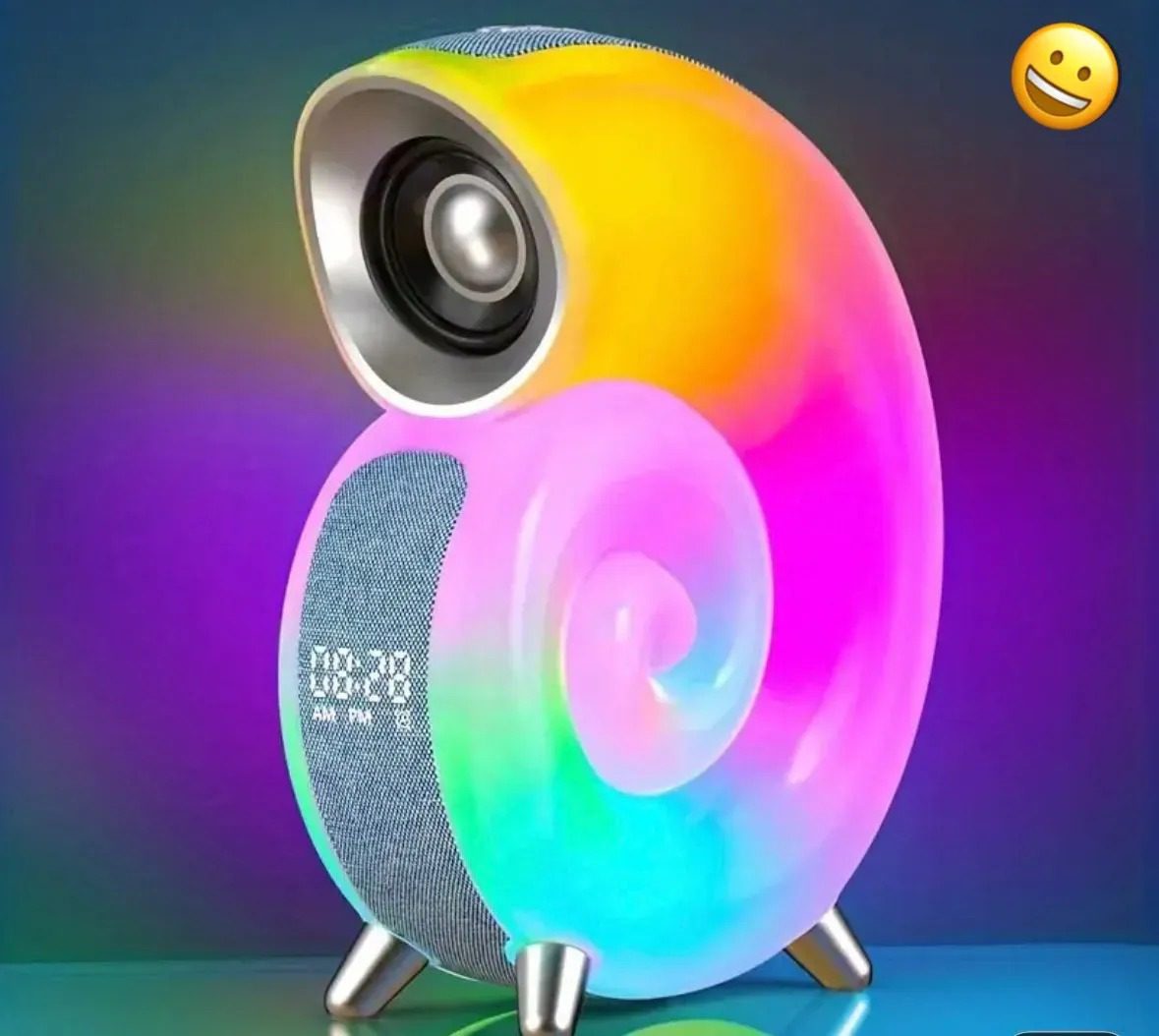 Parlante Luz Led Caracol