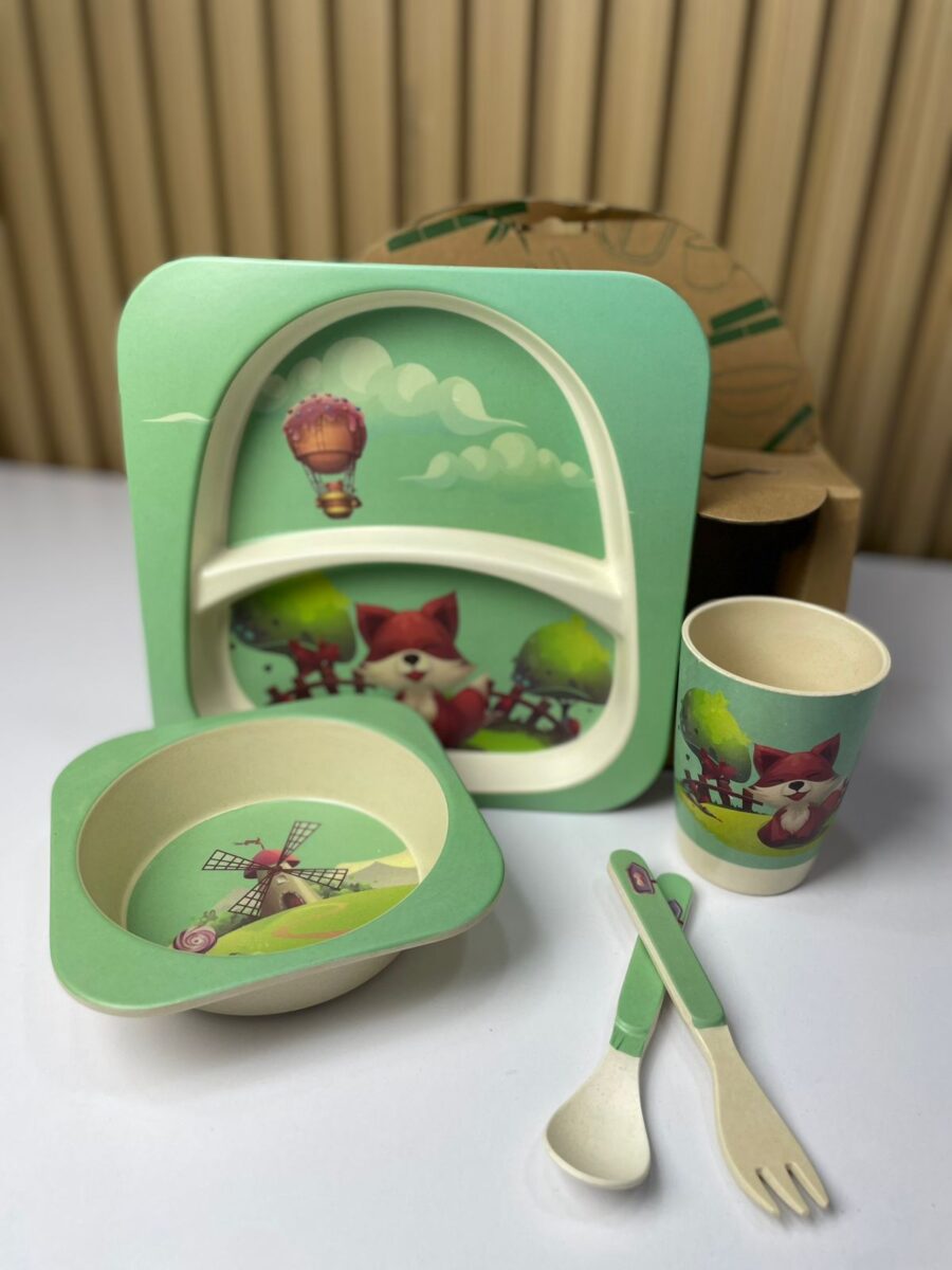 Vajilla para Bebes Bambu - Image 3